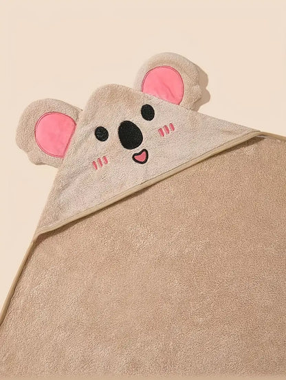 Cape de Bain Bébé Avec Motif Koala