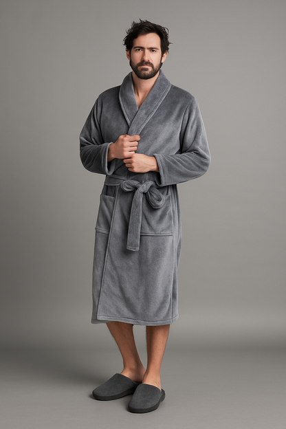 Peignoir Éponge Confortable Et Douce en Coton