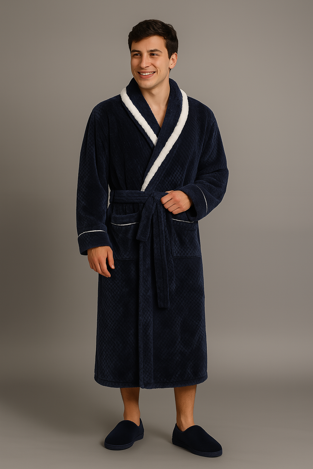 Peignoir Épais et Chaud en Éponge pour L'hiver