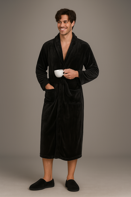 Peignoir de Bain Simple et Chaud Polaire