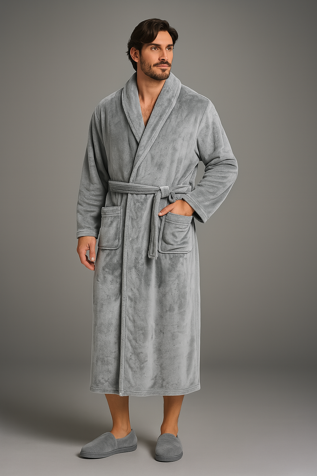 Peignoir en Polaire Épaisse Original