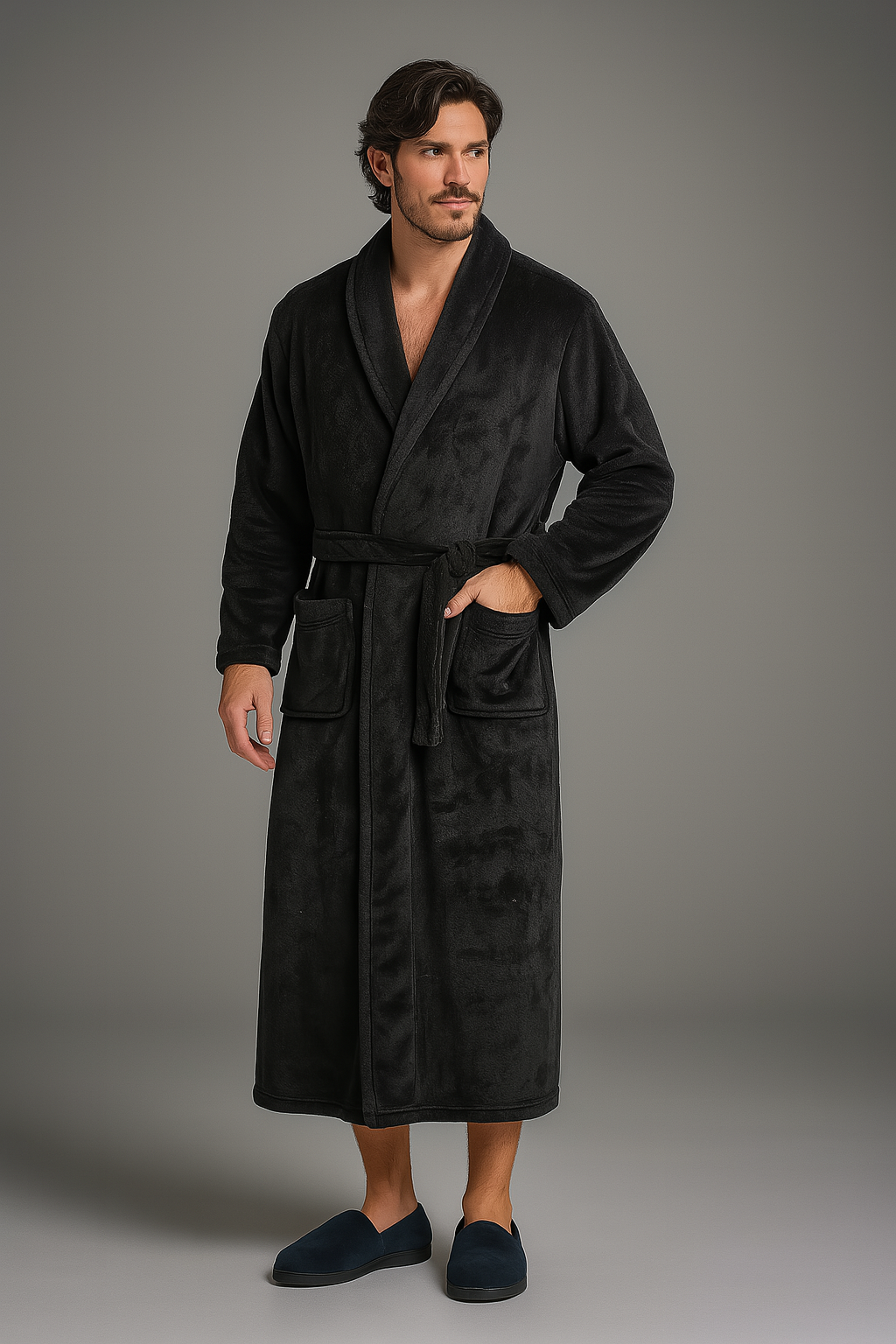 Peignoir en Polaire Épaisse Original