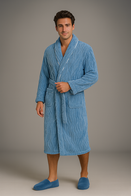 Peignoir en Éponge Épaisse et Douce