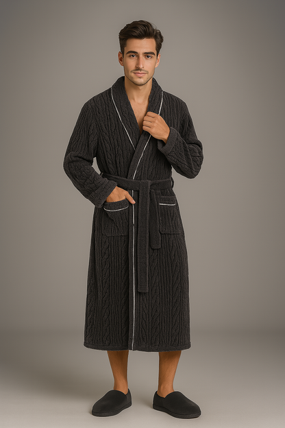 Peignoir en Éponge Épaisse et Douce