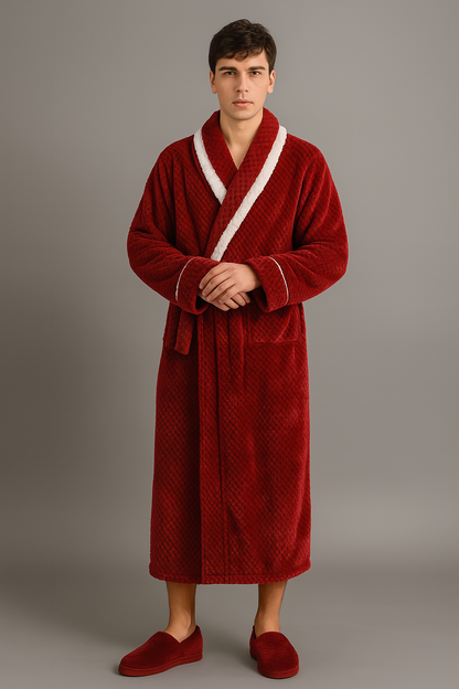 Peignoir Épais et Chaud en Éponge pour L'hiver