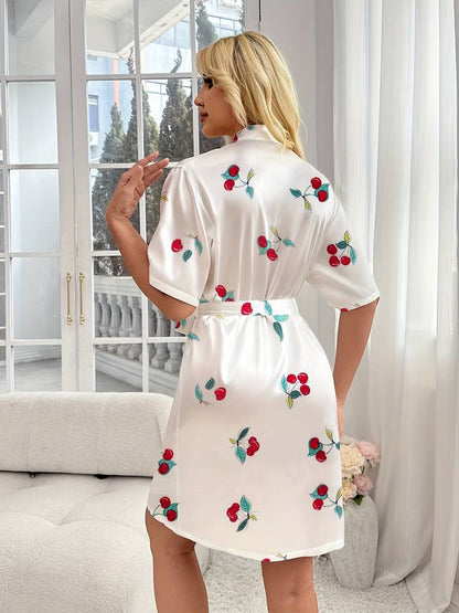 Robe Kimono en Satin