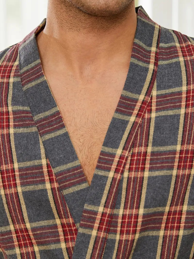 Peignoir Original Soft de Bain de Carreaux