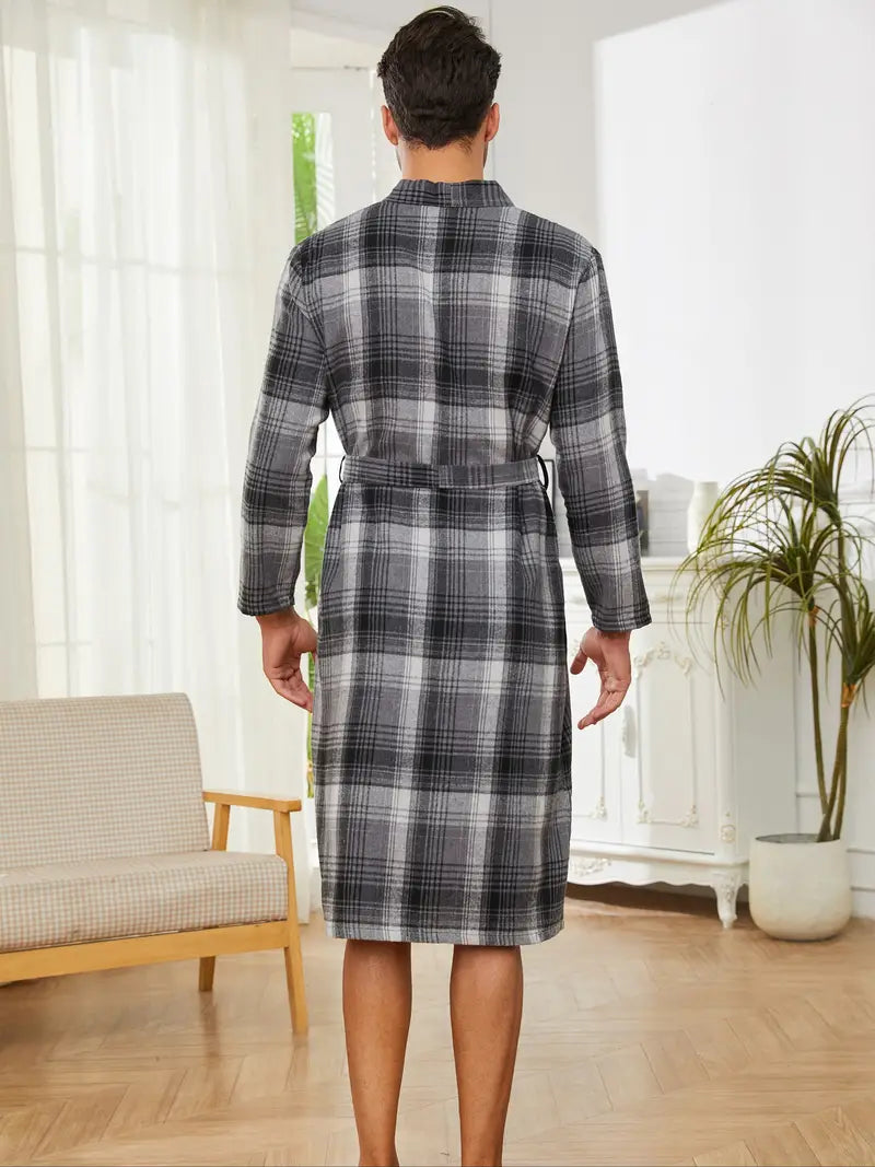 Peignoir Original Soft de Bain de Carreaux