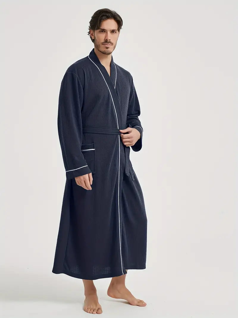 Peignoir de Bain Nid D'abeille Doux