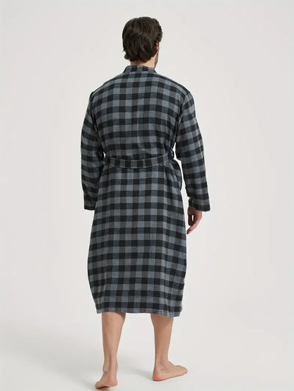 Peignoir de Bain à Carreaux Original