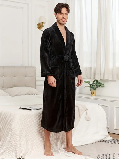 Peignoir de Bain Simple et Chaud Polaire