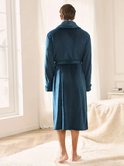 Peignoir Polaire Chaud et Éponge