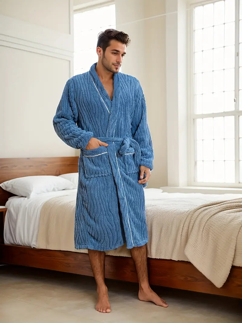 Peignoir en Éponge Épaisse et Douce