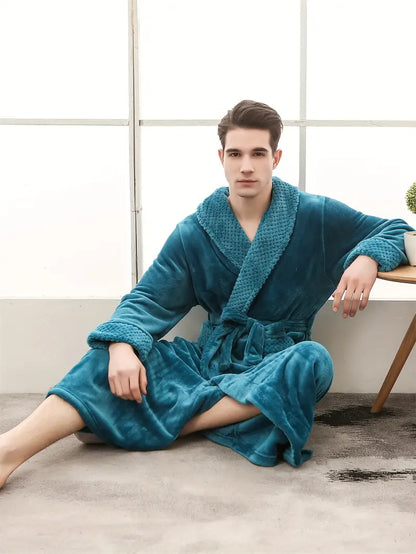 Peignoir D'hiver en Polaire Épaisse