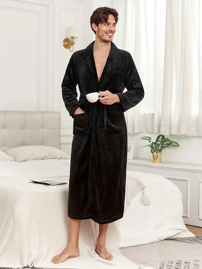 Peignoir de Bain Simple et Chaud Polaire