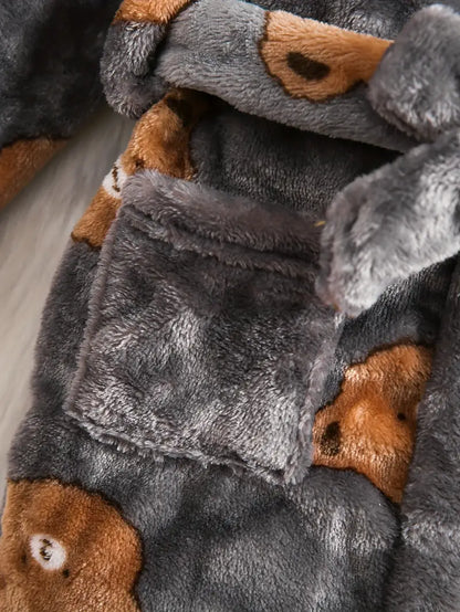 Peignoir de Bain Enfant Ours Polaire pour Bébé