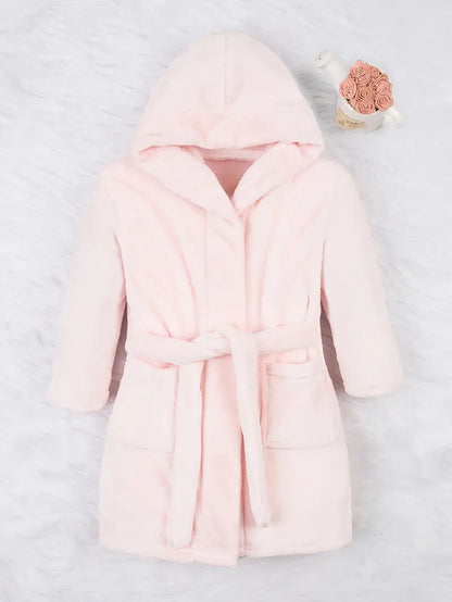 Peignoir de Bain Enfant Doux Rose