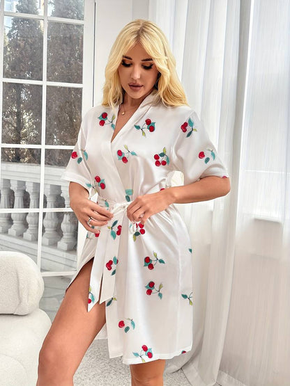 Robe Kimono en Satin