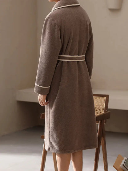 Peignoir en Polaire Premium pour L'automne et L'hiver