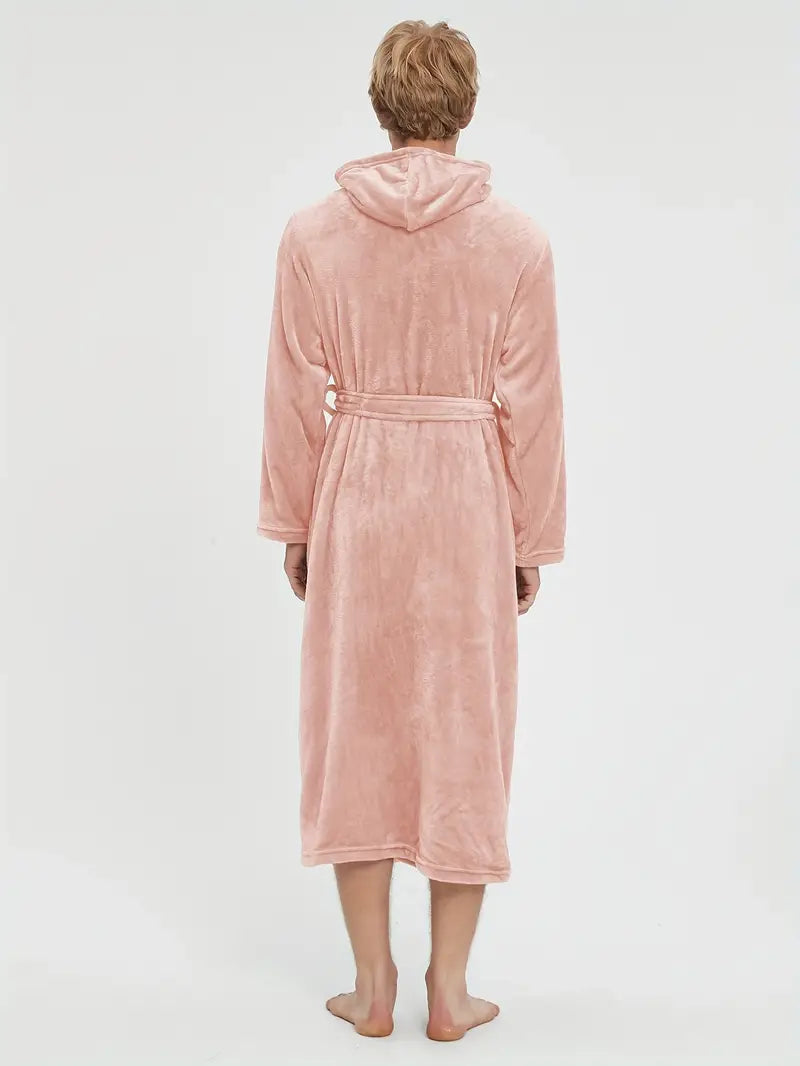 Peignoir Polaire Confortable avec Capuche