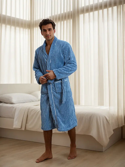 Peignoir en Éponge Épaisse et Douce