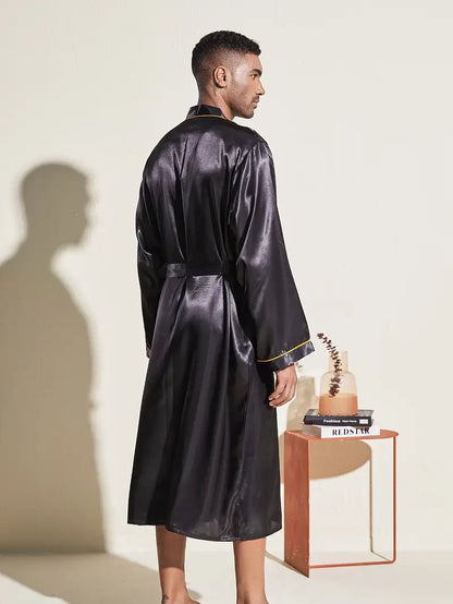 Peignoir de Bain de Luxe Noir