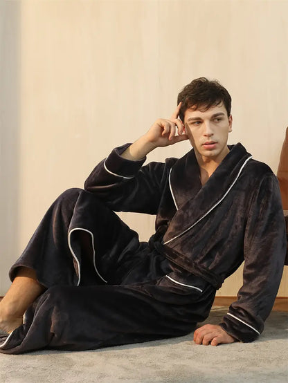 Peignoir Longue en Éponge Épaisse