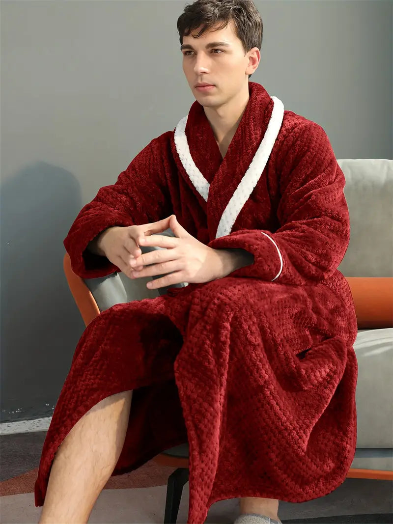 Peignoir Épais et Chaud en Éponge pour L'hiver