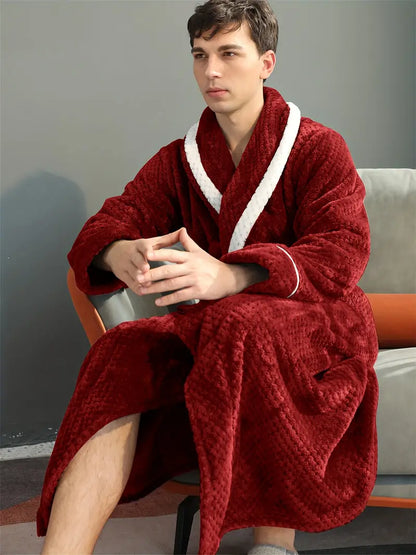 Peignoir Épais et Chaud en Éponge pour L'hiver