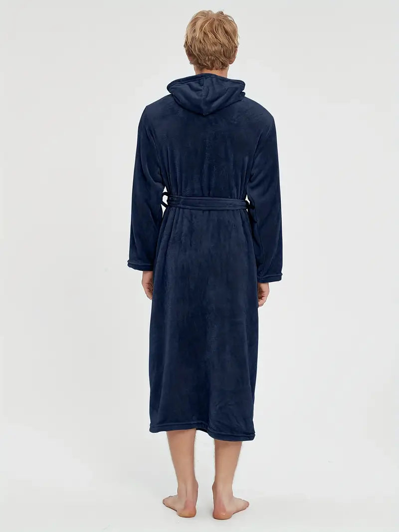 Peignoir Polaire Confortable avec Capuche