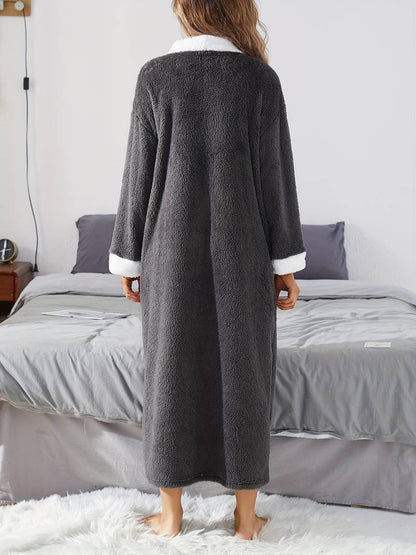 Peignoir De Nuit Décontractée En Polaire