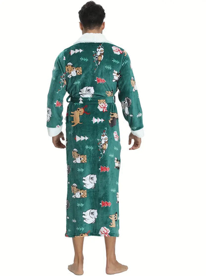 Peignoir Polaire Chaud de Noël