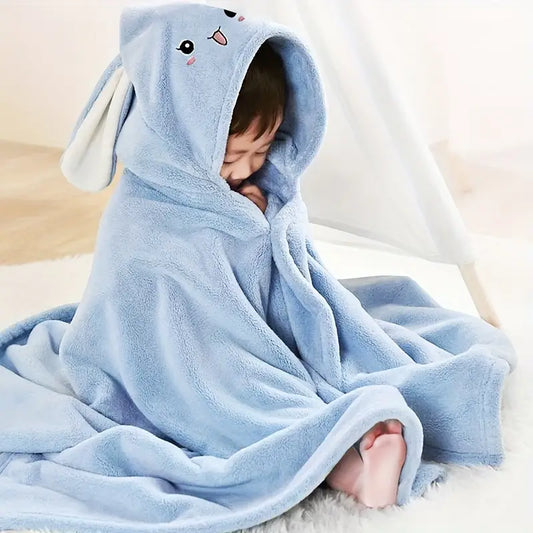 Cape de Bain Bébé motif lapin