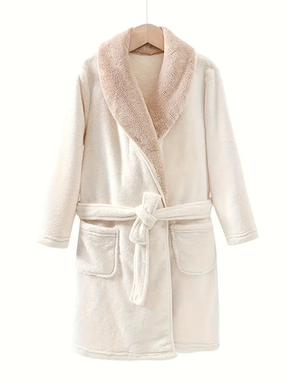 Peignoir de Bain Enfant avec Ceinture et Poches