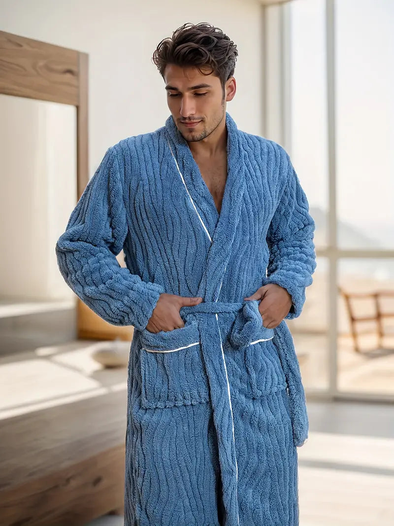 Peignoir en Éponge Épaisse et Douce