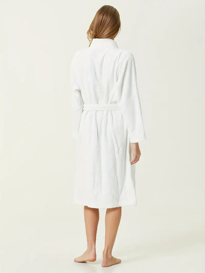 Peignoir Éponge Long et Simple