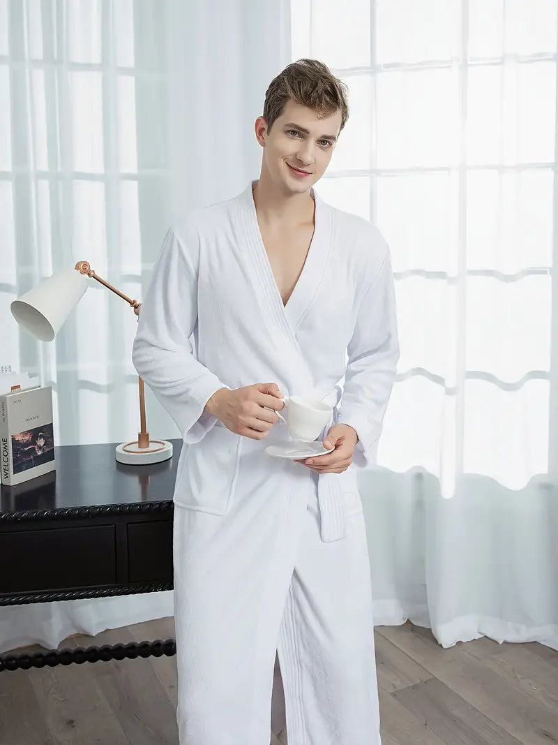 Peignoir de Bain Serviette en Coton