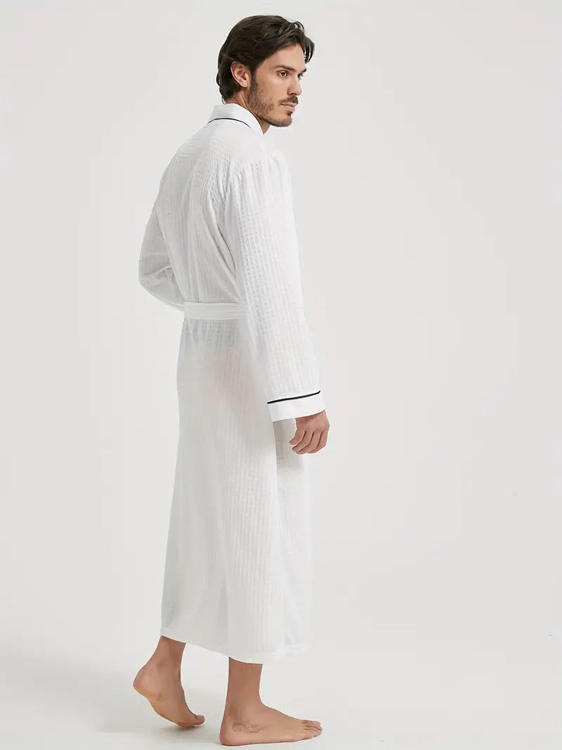 Peignoir de Bain Nid D'abeille Doux