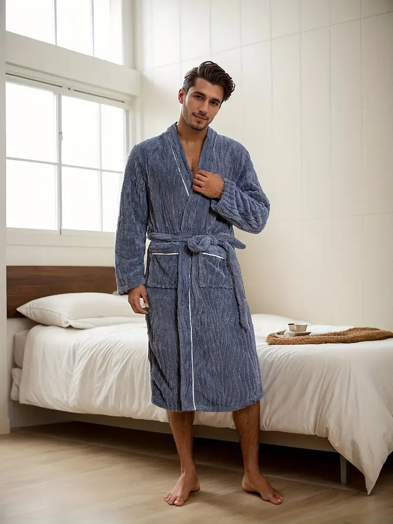 Peignoir en Éponge Épaisse et Douce